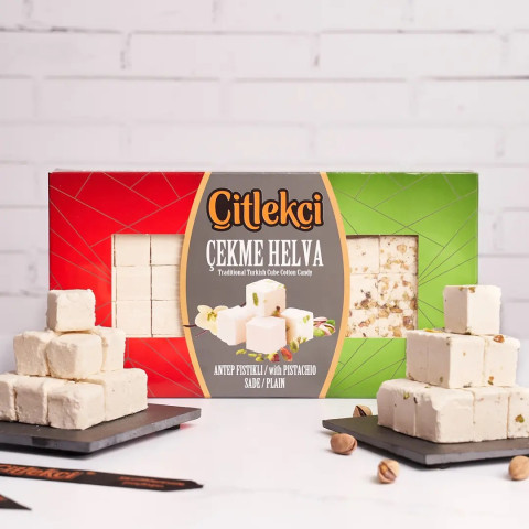 2'li Sade ve A.Fıstıklı Çekme Helva(240gr)