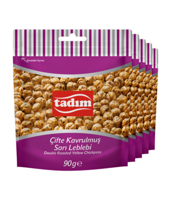 Çifte Kavrulmuş Sarı Leblebi 5 x 90 gr