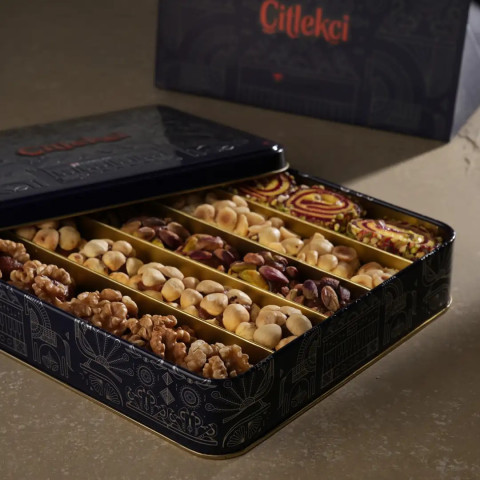 Hediyelik 5 li Teneke Kutu net:800 gr