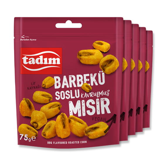 Kavrulmuş Barbekü Soslu Mısır 5 x 75 gr